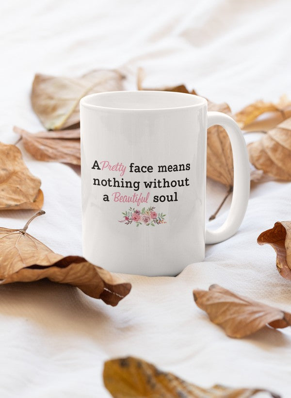 Pretty Face Mug shopmerchmallow Virgin Teez - A Future Wars Story Mug