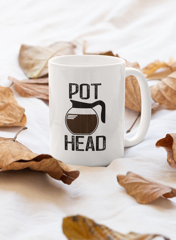 Pot Head Mug shopmerchmallow Virgin Teez - A Future Wars Story Mug
