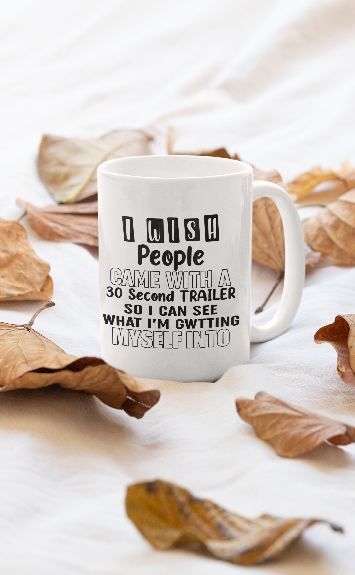 I Wish People Came With A Mug shopmerchmallow Virgin Teez - A Future Wars Story Mug