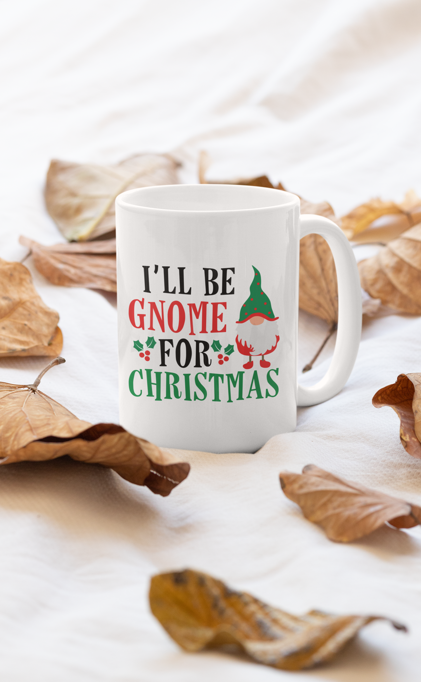 I'll Be Gnome For Christmas Mug shopmerchmallow Virgin Teez - A Future Wars Story Mug