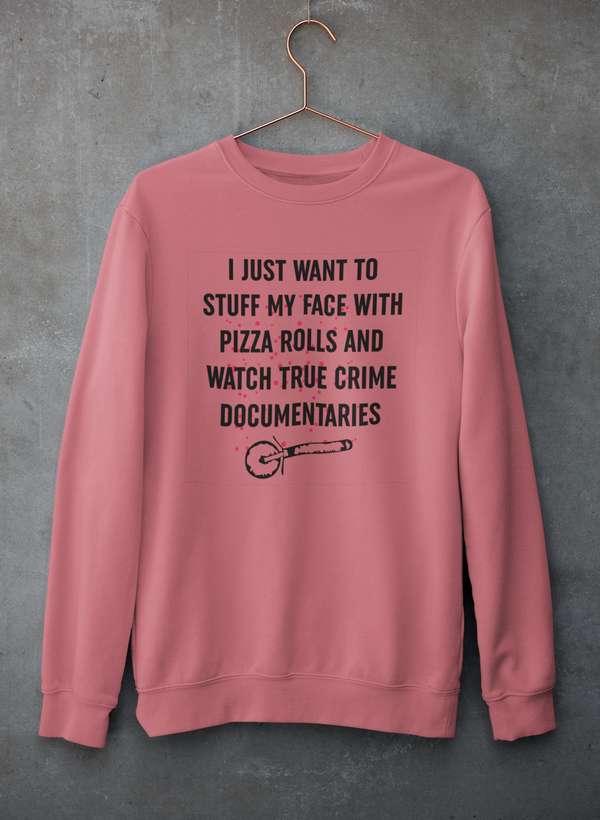 Copy of I Just Want To Watch Scary Movies And Eat Candy Sweat Shirt shopmerchmallow Virgin Teez - Black Hoodie