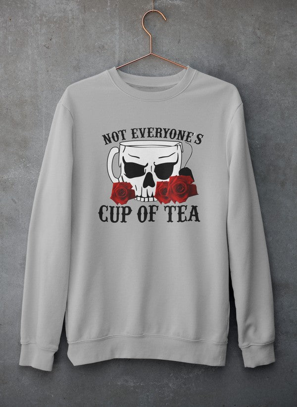 Not Everyone's Cup Of Tea Sweat Shirt shopmerchmallow Virgin Teez - Black Hoodie