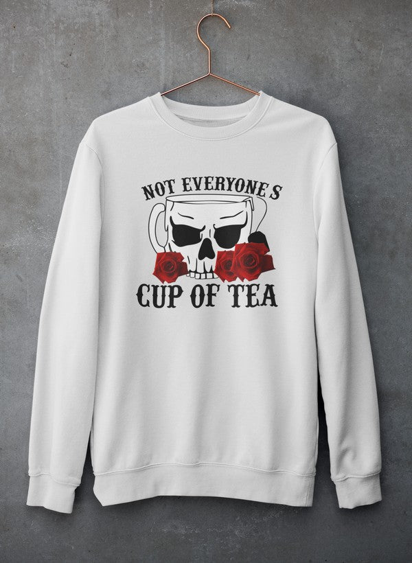 Not Everyone's Cup Of Tea Sweat Shirt shopmerchmallow Virgin Teez - Black Hoodie