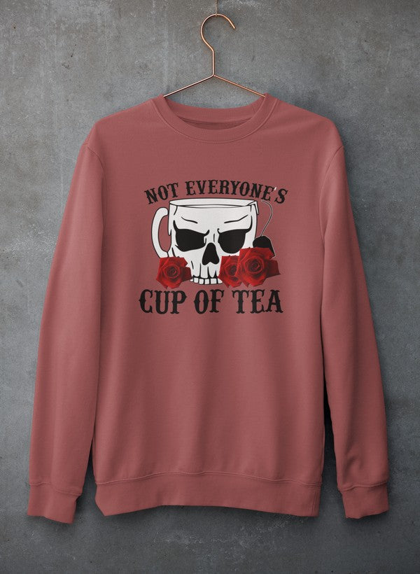 Not Everyone's Cup Of Tea Sweat Shirt shopmerchmallow Virgin Teez - Black Hoodie