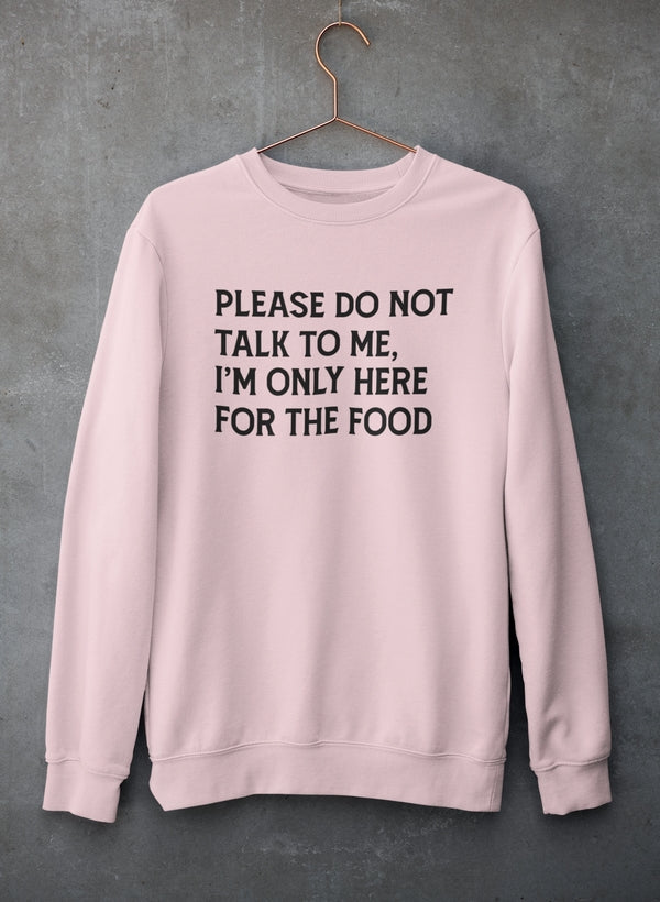 Please Do Not Talk To Me Sweat Shirt shopmerchmallow Virgin Teez - Black Hoodie