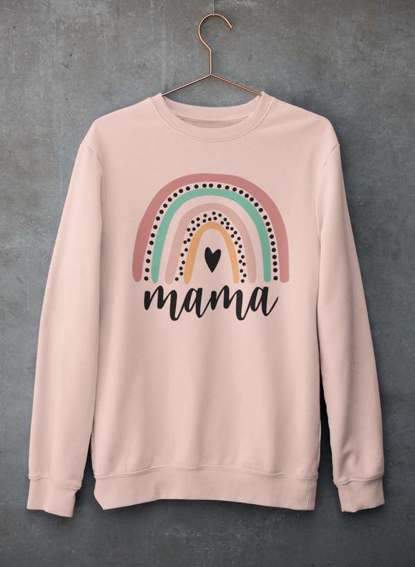 MAMA Sweat Shirt shopmerchmallow Virgin Teez - Black Hoodie