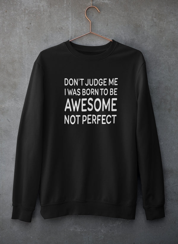 Don't Judge Me Sweat Shirt shopmerchmallow Virgin Teez - Black Hoodie