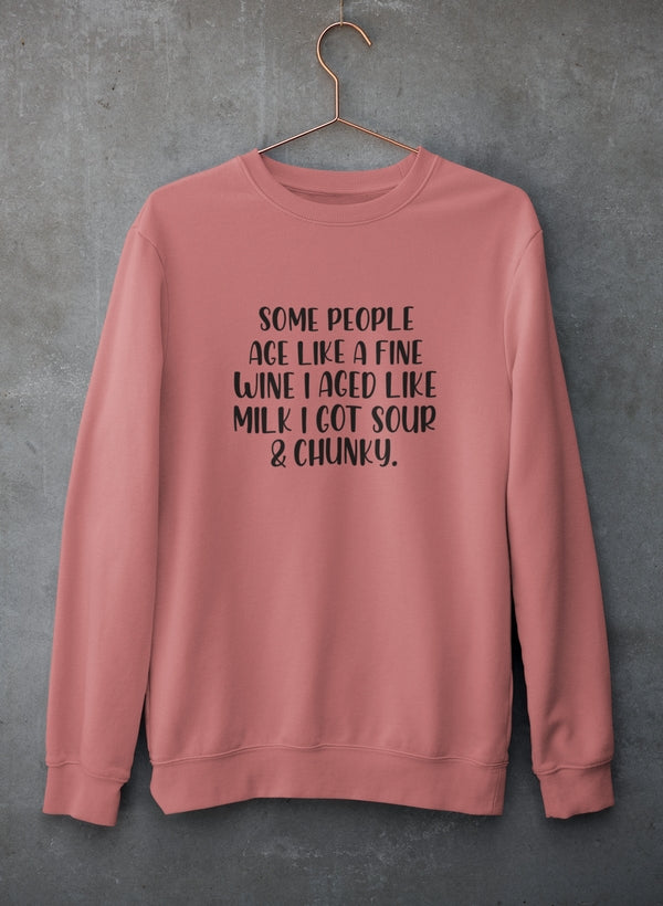 Sour & Chunky Sweat Shirt shopmerchmallow Virgin Teez - Black Hoodie