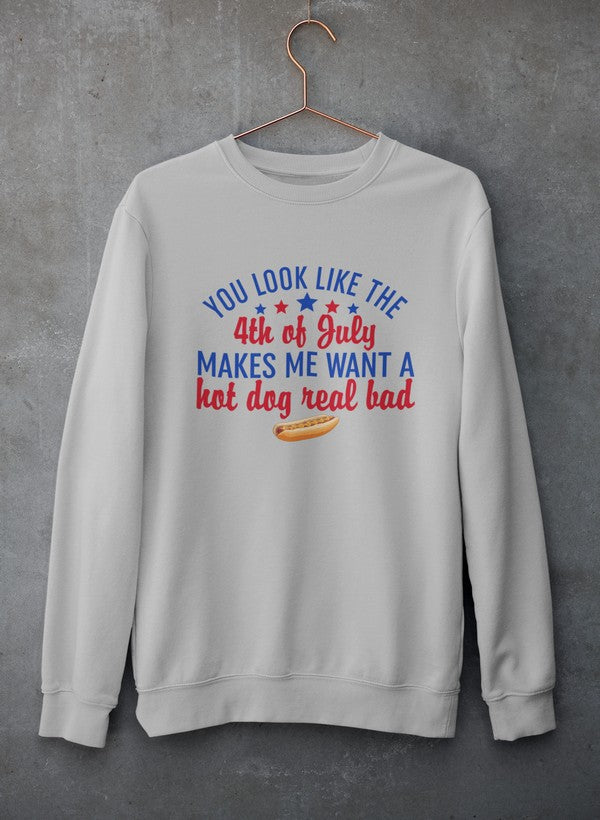 You Look Like The 4th Of July Sweat Shirt shopmerchmallow Virgin Teez - Black Hoodie