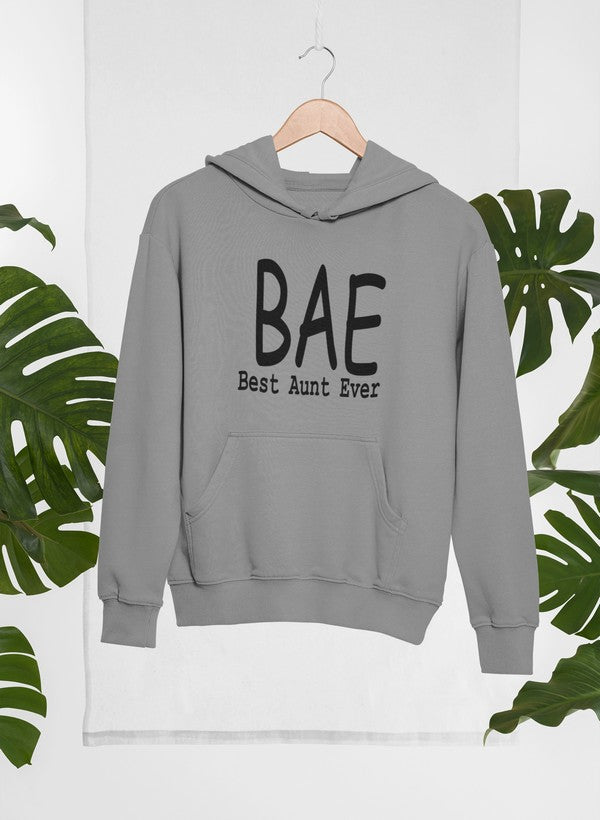 BAE Best Aunt Ever Hoodie shopmerchmallow Virgin Teez - Black Hoodie