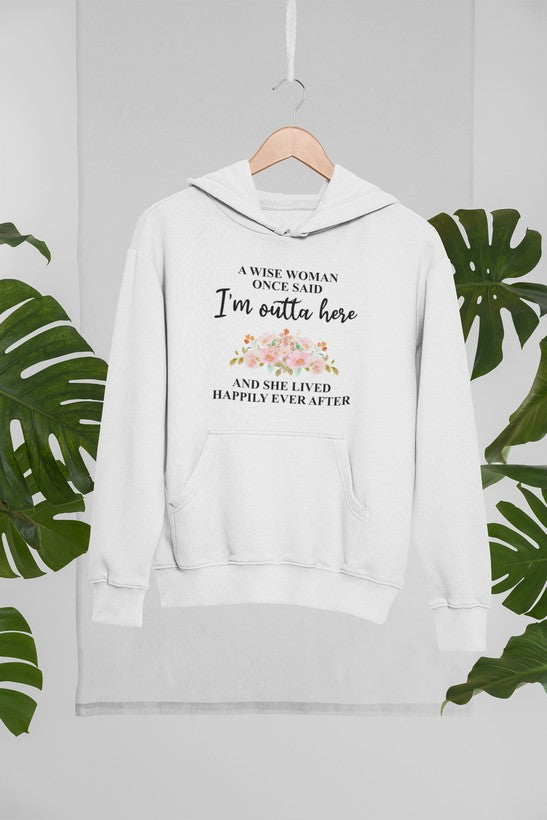 A Wise Woman Hoodie shopmerchmallow Virgin Teez - Black Hoodie