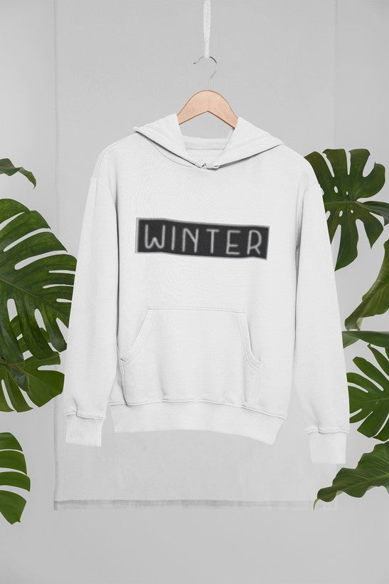 Winter Hoodie shopmerchmallow Virgin Teez - Black Hoodie