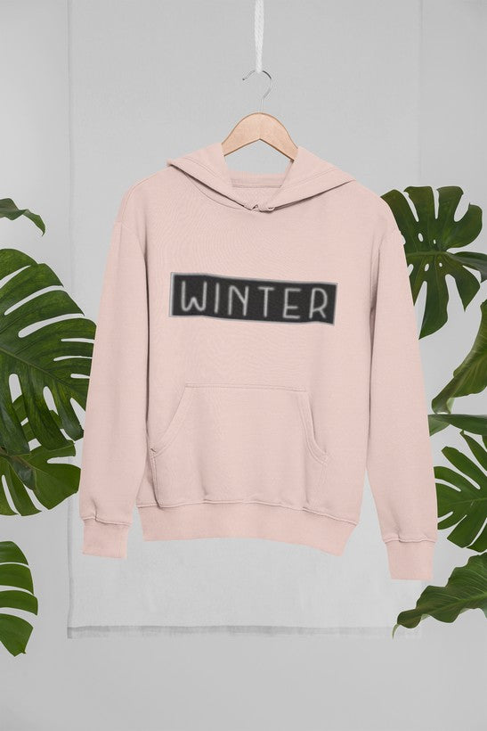 Winter Hoodie shopmerchmallow Virgin Teez - Black Hoodie