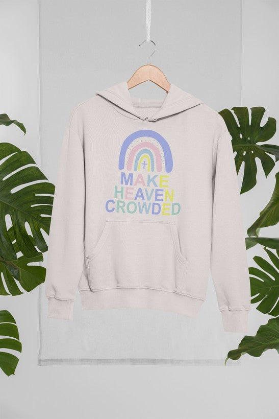 Make Heaven Crowded Hoodie shopmerchmallow Virgin Teez - Black Hoodie