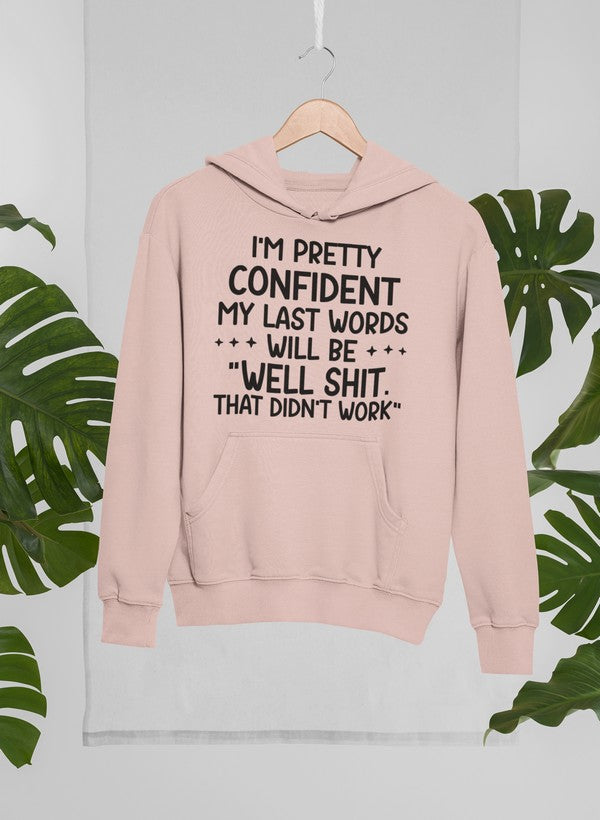My Last Words Hoodie shopmerchmallow Virgin Teez - Black Hoodie