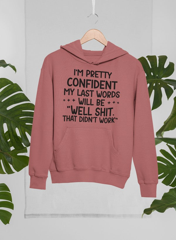 My Last Words Hoodie shopmerchmallow Virgin Teez - Black Hoodie