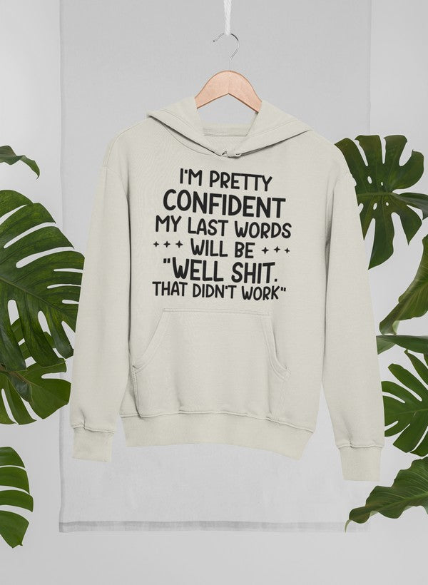 My Last Words Hoodie shopmerchmallow Virgin Teez - Black Hoodie