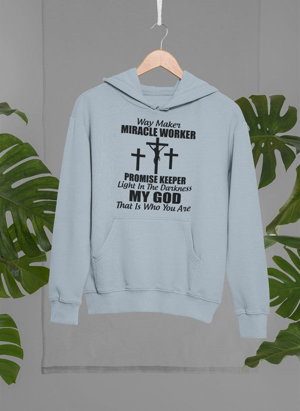 My God That Is Who You Hoodie shopmerchmallow Virgin Teez - Black Hoodie