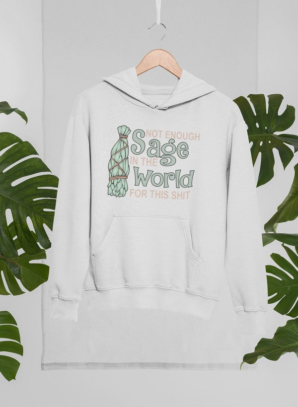 Not Enough Sage In The World Hoodie shopmerchmallow Virgin Teez - Black Hoodie