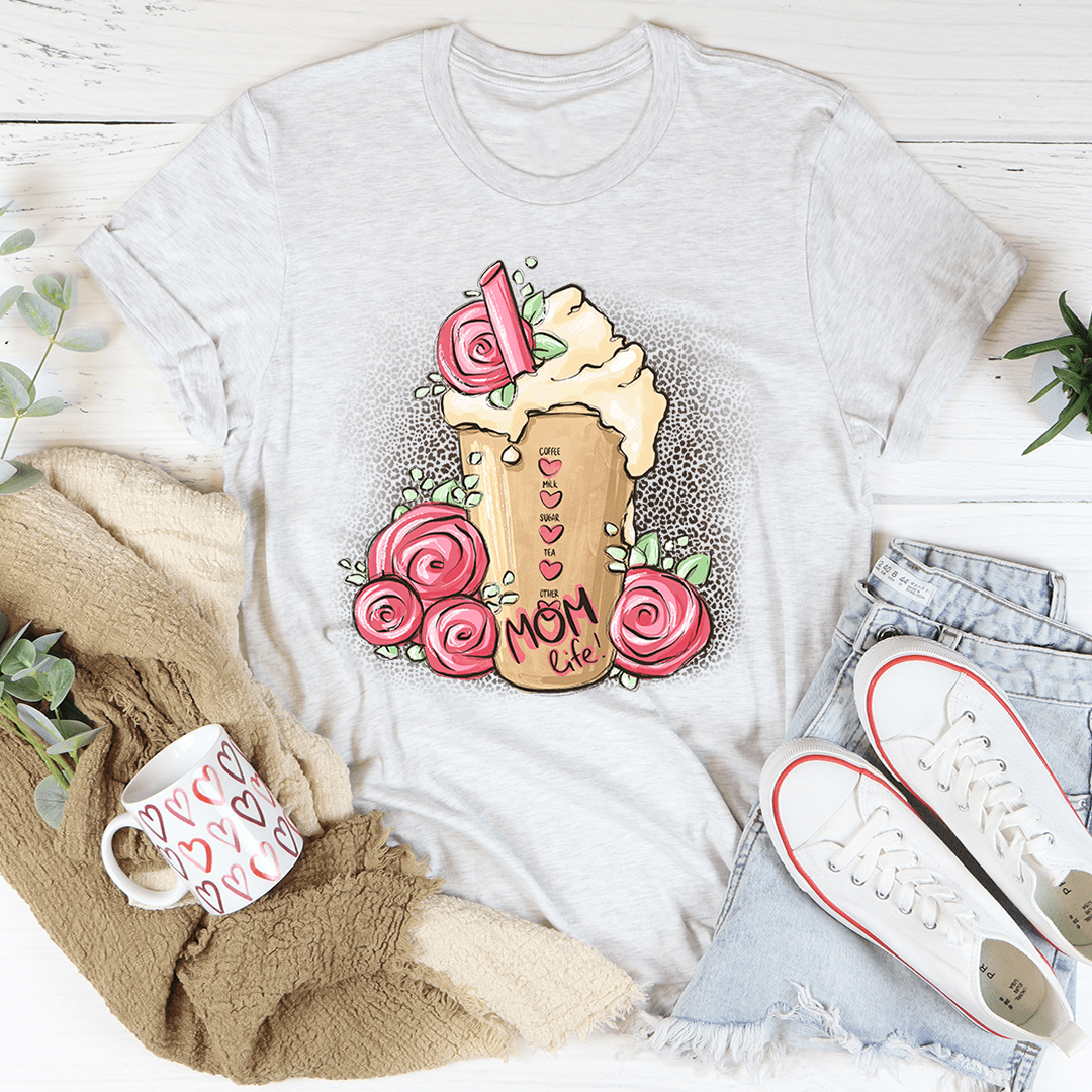 Mom Life Iced Latte T-Shirt shopmerchmallow Mom Life Iced Latte T-Shirt
