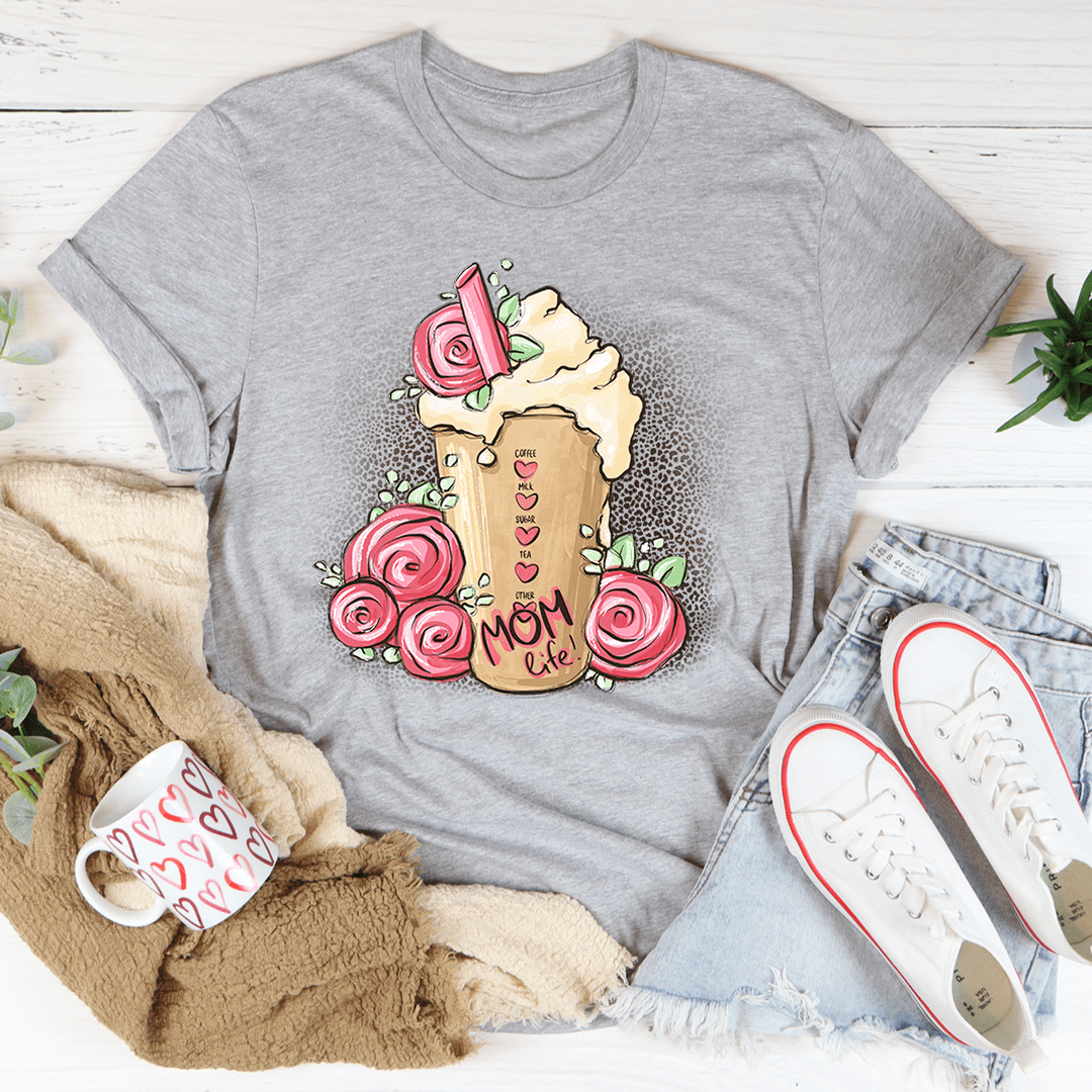 Mom Life Iced Latte T-Shirt shopmerchmallow Mom Life Iced Latte T-Shirt