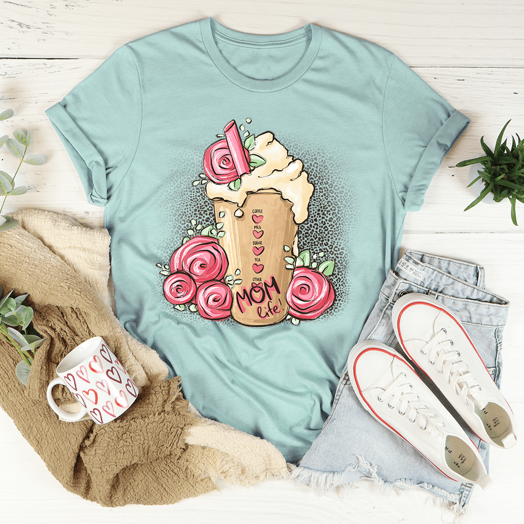Mom Life Iced Latte T-Shirt shopmerchmallow Mom Life Iced Latte T-Shirt