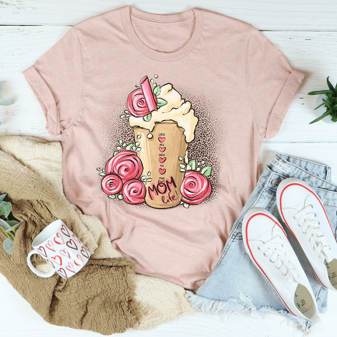 Mom Life Iced Latte T-Shirt shopmerchmallow Mom Life Iced Latte T-Shirt