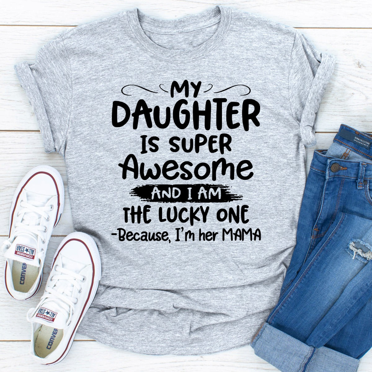 My Daughter Is Super Awesome T-Shirt shopmerchmallow My Daughter Is Super Awesome T-Shirt