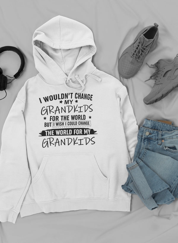 I Wouldn't Change My Hoodie shopmerchmallow Virgin Teez - Black Hoodie