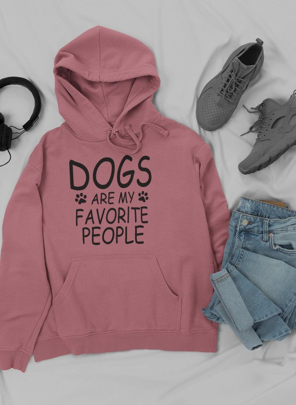 Dogs Are My Favorite People Hoodie shopmerchmallow Virgin Teez - Black Hoodie
