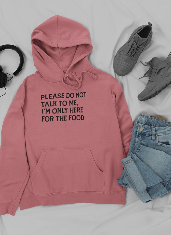 Please Do Not Talk To Me Hoodie shopmerchmallow Virgin Teez - Black Hoodie