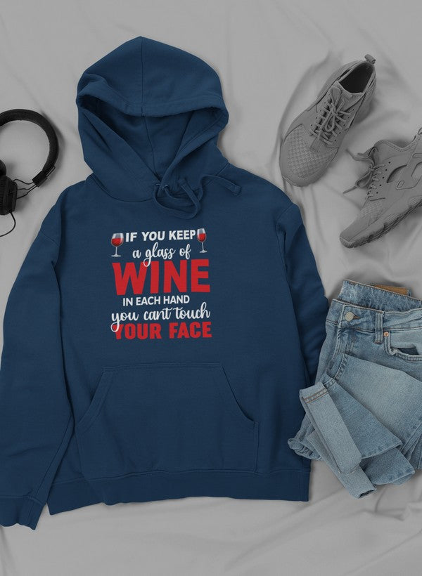 If You Keep A Glass Of Wine Hoodie shopmerchmallow Virgin Teez - Black Hoodie