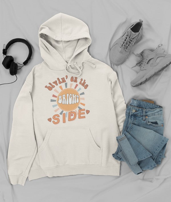 Livin' On The Bright Side Hoodie shopmerchmallow Virgin Teez - Black Hoodie