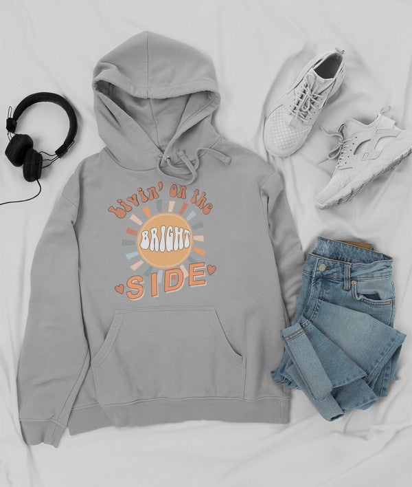 Livin' On The Bright Side Hoodie shopmerchmallow Virgin Teez - Black Hoodie