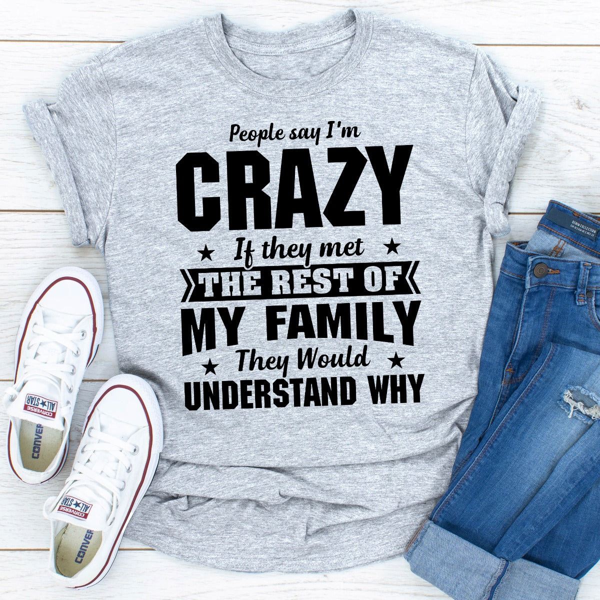 People Say I'm Crazy T-Shirt shopmerchmallow People Say I'm Crazy T-Shirt