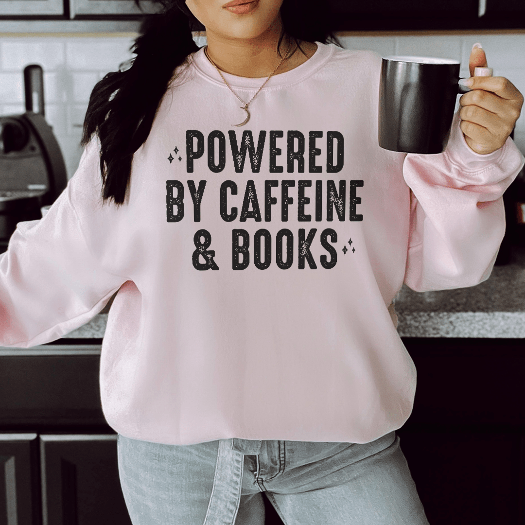 Powered By Caffeine & Books shopmerchmallow Powered By Caffeine & Books