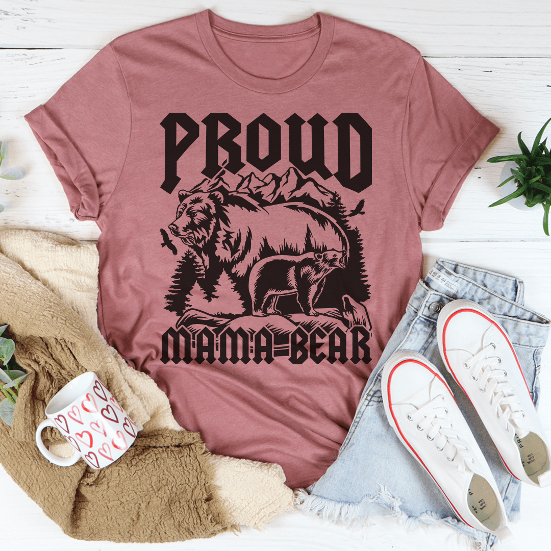 Proud Mama Bear T-Shirt shopmerchmallow Proud Mama Bear T-Shirt