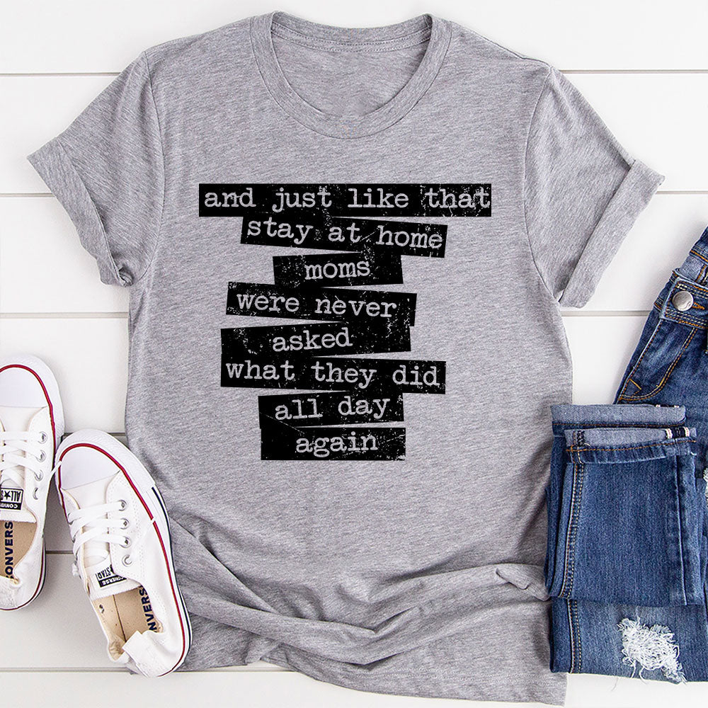 Stay At Home Mom T-Shirt shopmerchmallow Stay At Home Mom T-Shirt