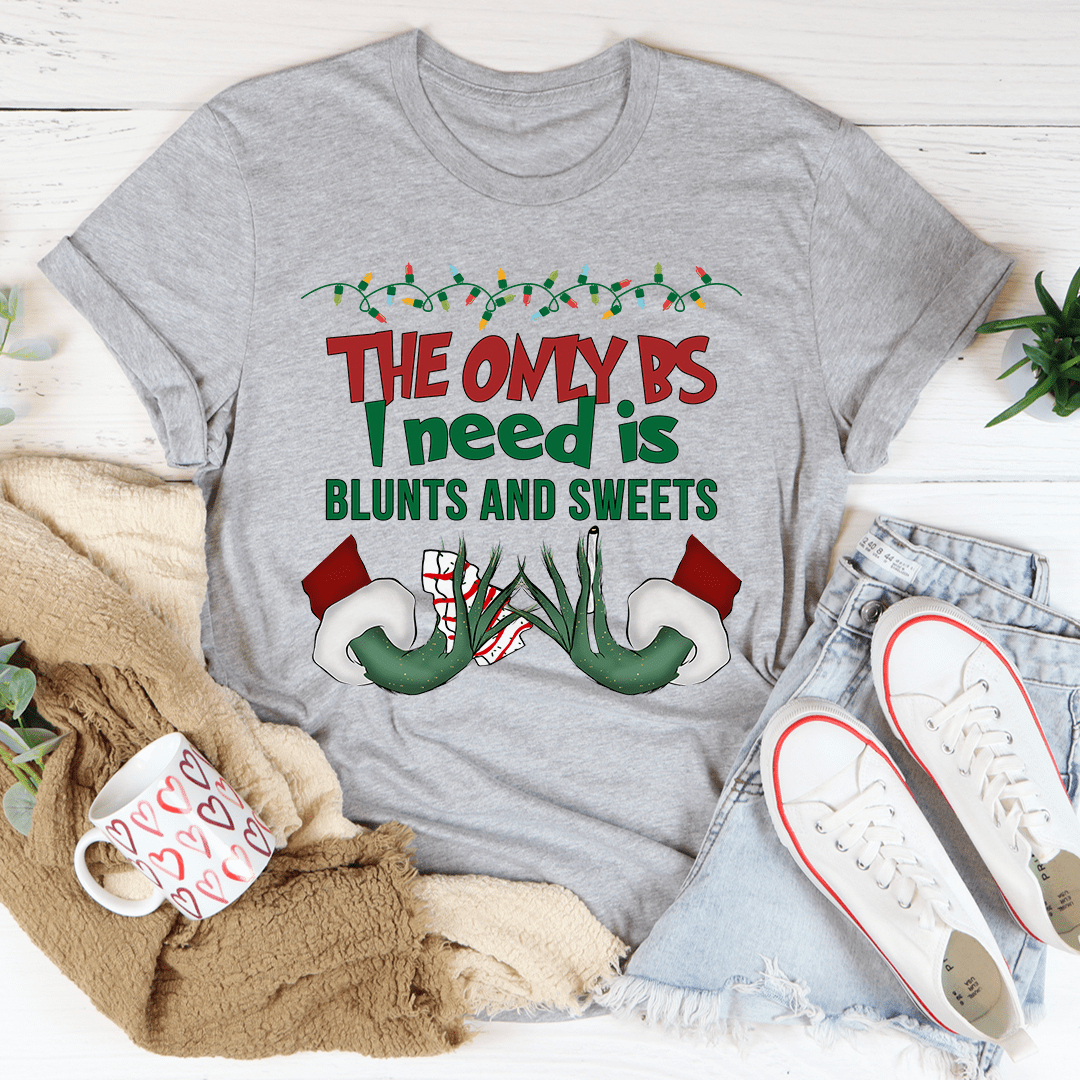 The Only BS I Need Christmas T-Shirt shopmerchmallow The Only BS I Need Christmas T-Shirt