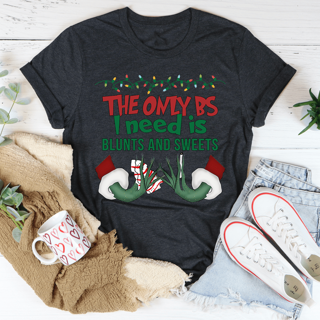 The Only BS I Need Christmas T-Shirt shopmerchmallow The Only BS I Need Christmas T-Shirt