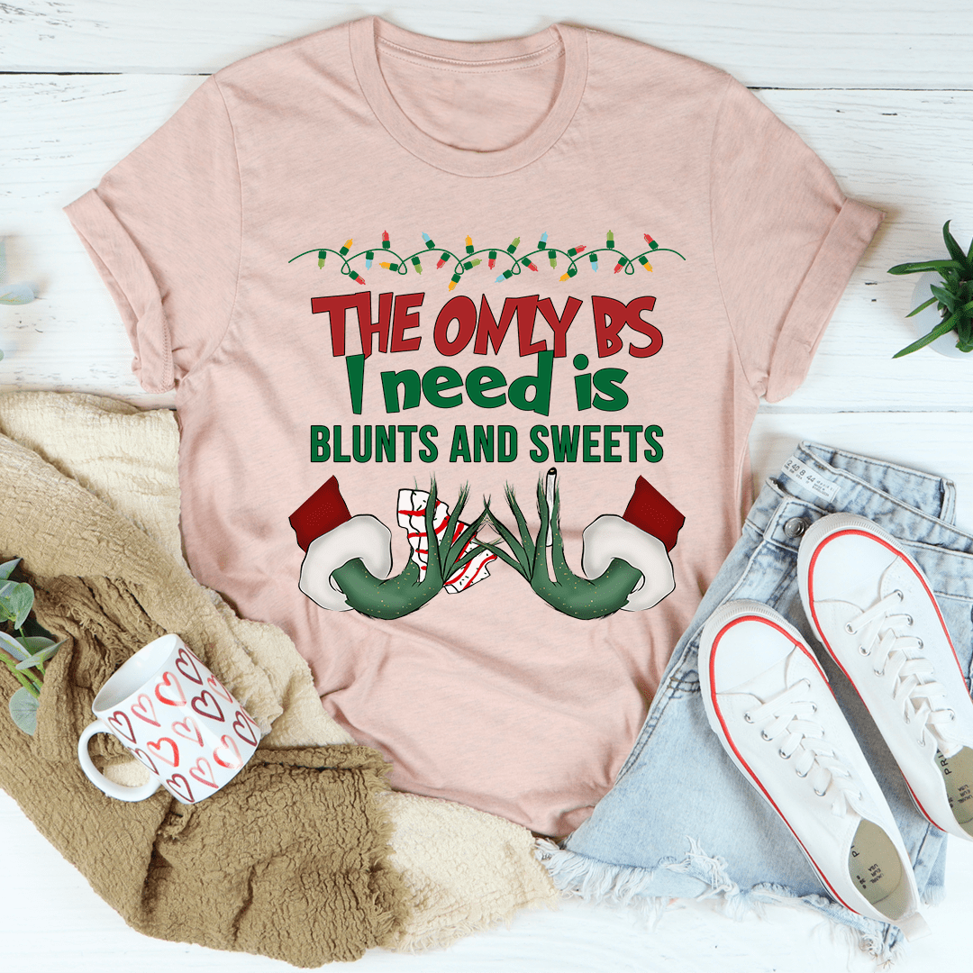 The Only BS I Need Christmas T-Shirt shopmerchmallow The Only BS I Need Christmas T-Shirt