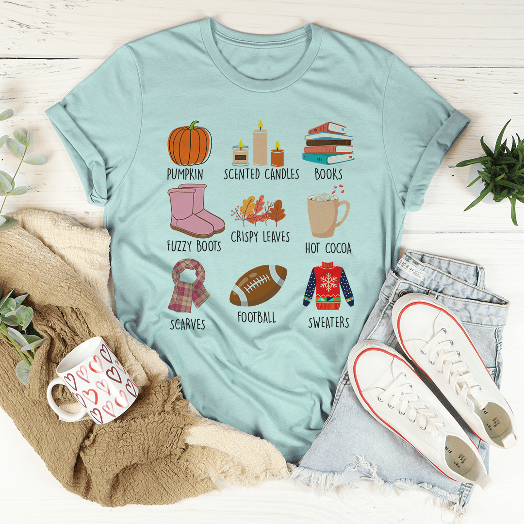 Things I Love About Fall T-Shirt shopmerchmallow Things I Love About Fall T-Shirt