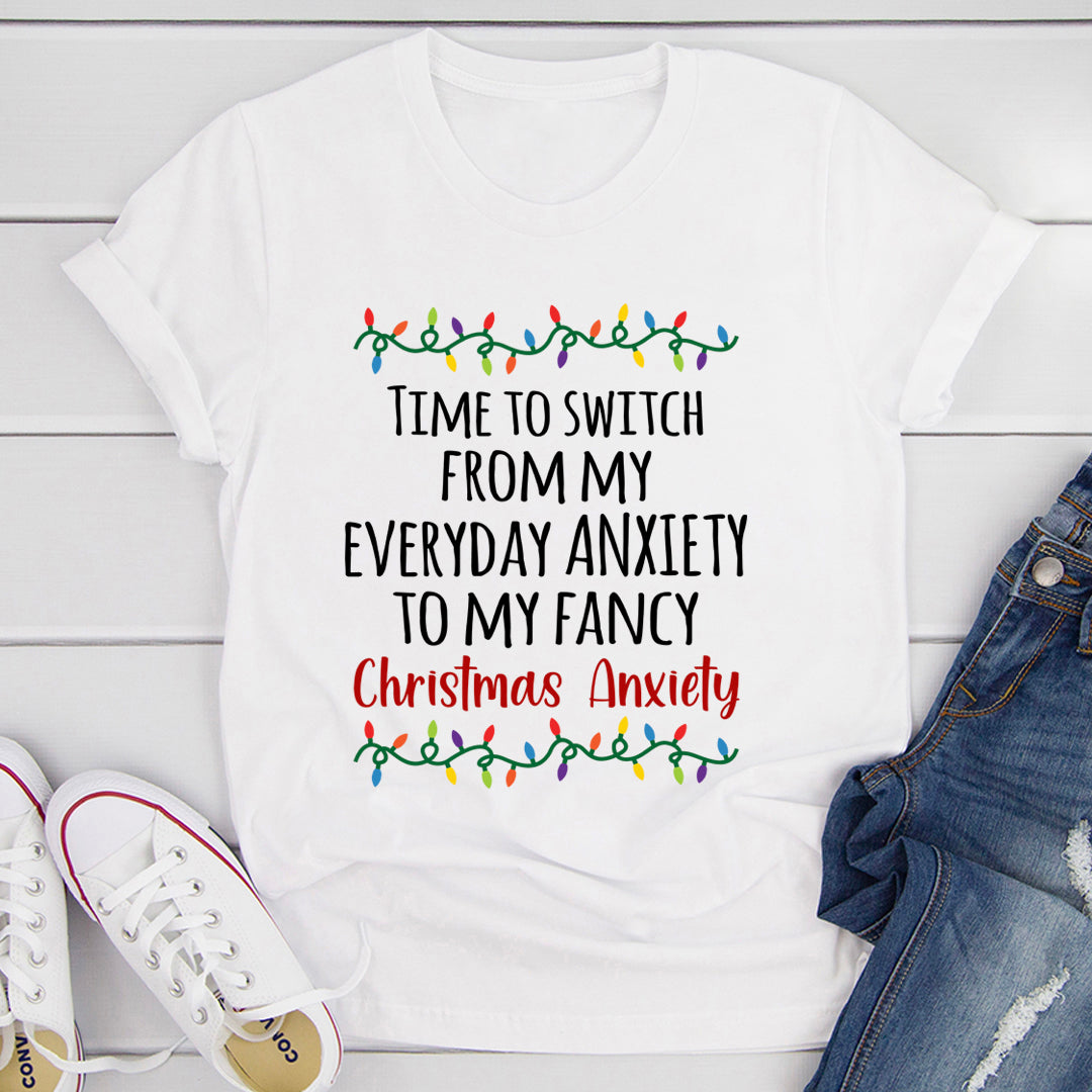 Christmas Anxiety T-Shirt shopmerchmallow Christmas Anxiety T-Shirt