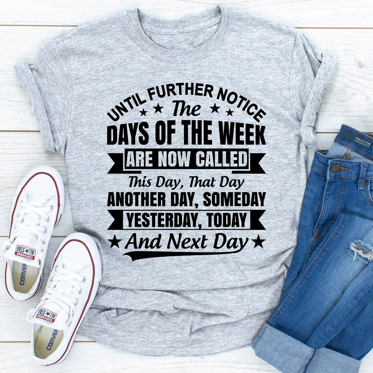 The Days Of The Week T-Shirt shopmerchmallow The Days Of The Week T-Shirt