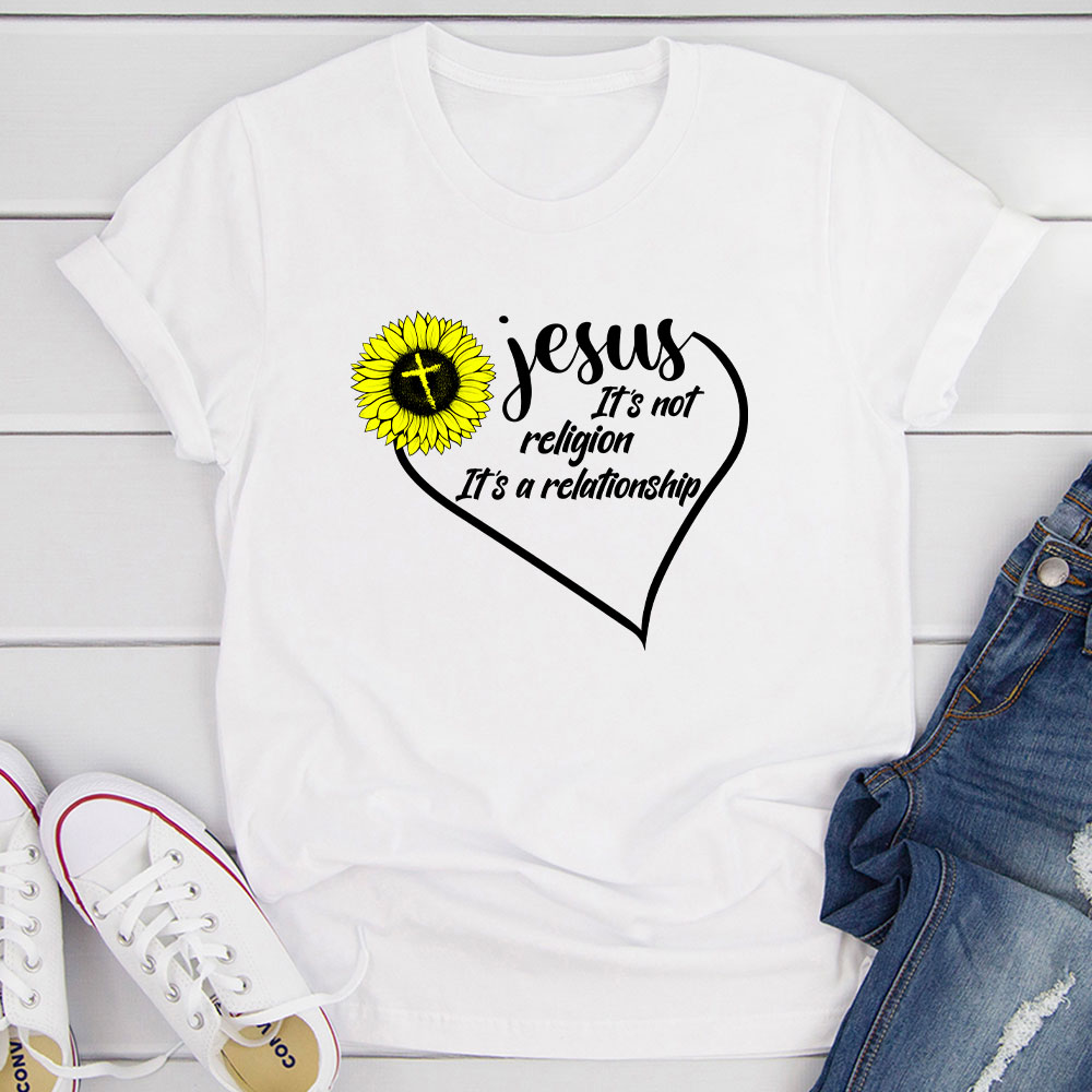 Jesus Is Not Religion T-Shirt shopmerchmallow Jesus Is Not Religion T-Shirt