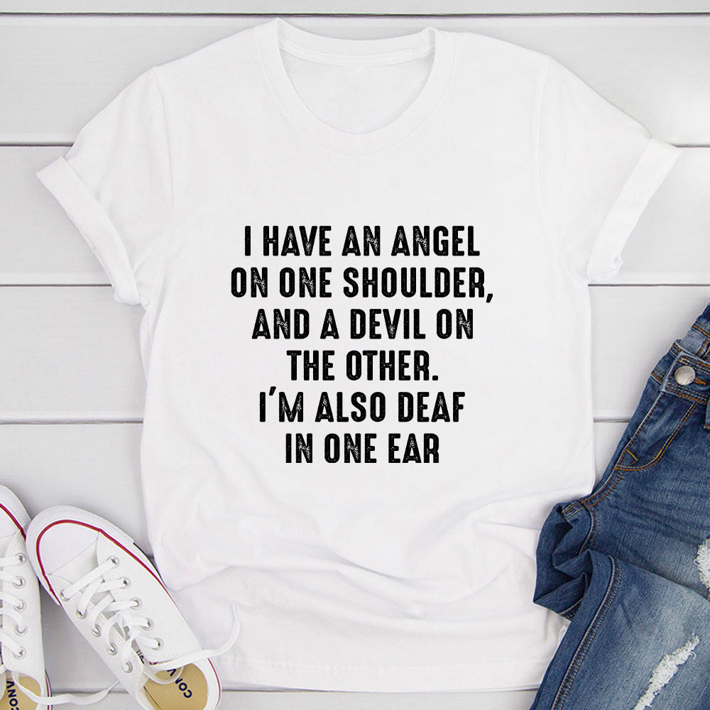 I Have An Angel and A Devil T-Shirt shopmerchmallow I Have An Angel and A Devil T-Shirt