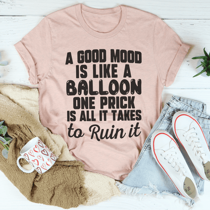 A Good Mood Is Like A Balloon Tee shopmerchmallow A Good Mood Is Like A Balloon Tee