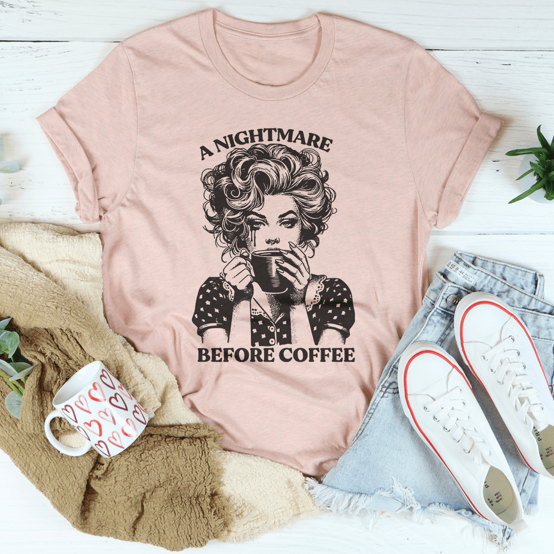 A Nightmare Before Coffee Tee shopmerchmallow A Nightmare Before Coffee Tee