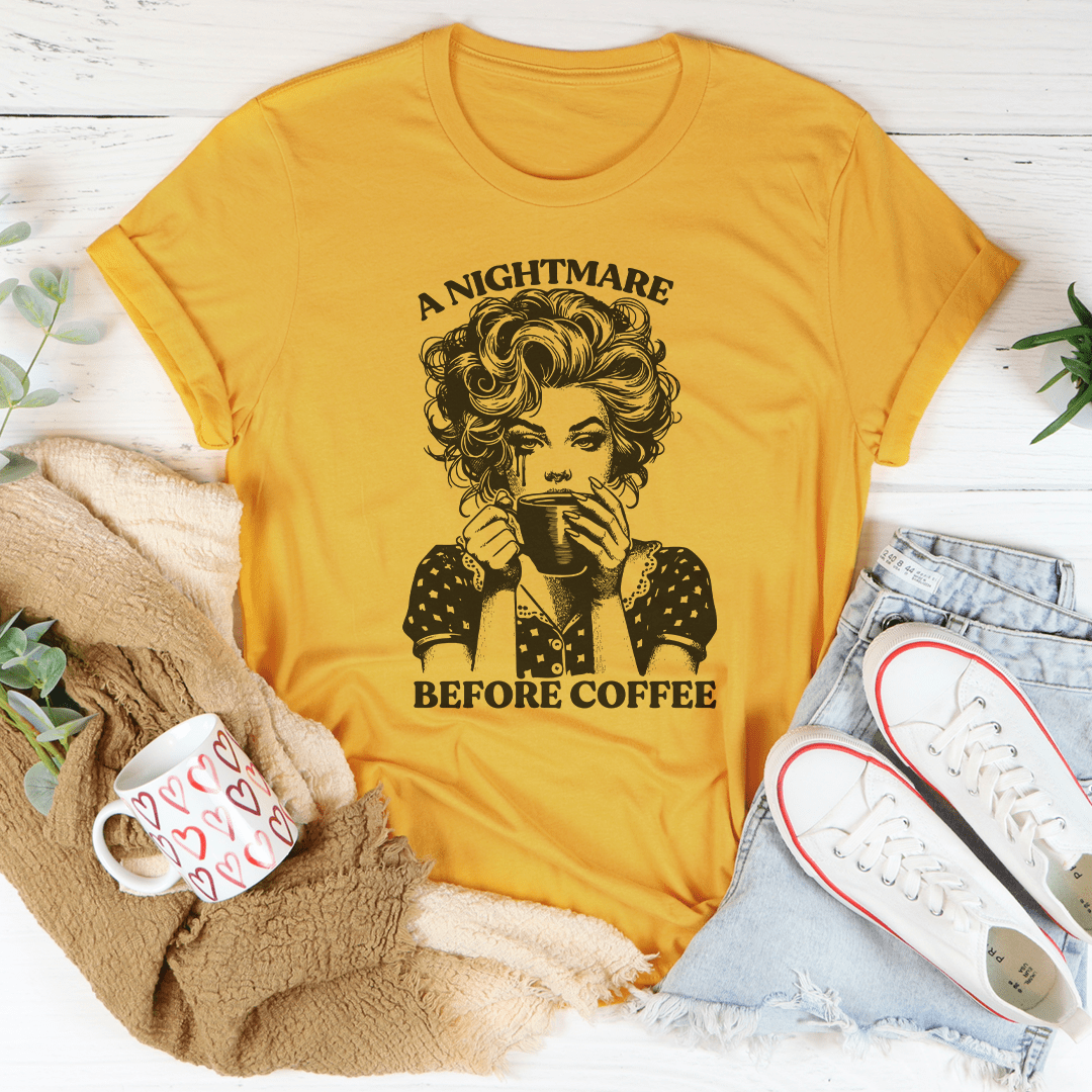 A Nightmare Before Coffee Tee shopmerchmallow A Nightmare Before Coffee Tee