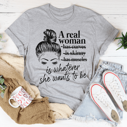 A Real Woman Tee shopmerchmallow A Real Woman Tee
